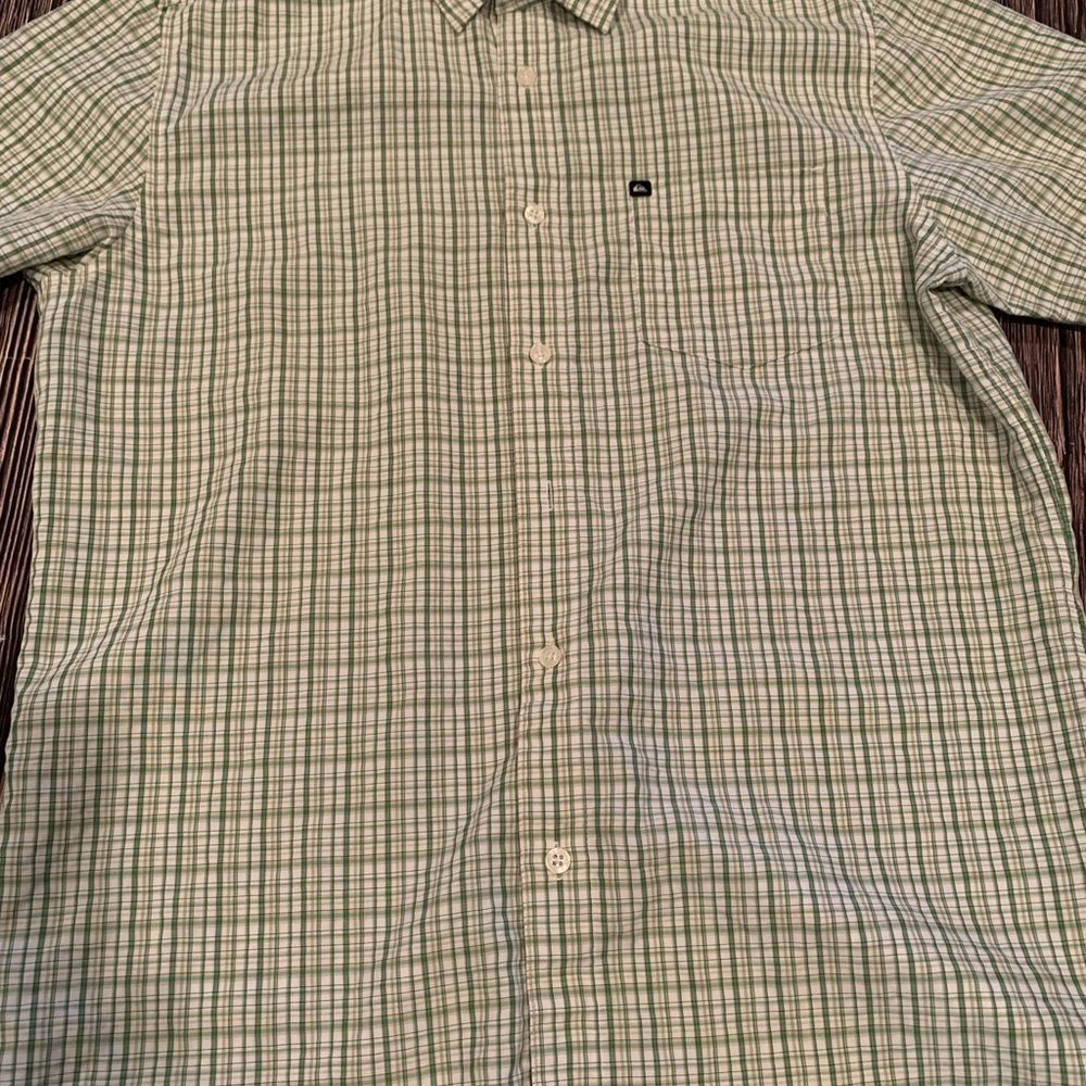 Bundle Of 2 Quicksilver Button-Down Shirts Size M - image 2